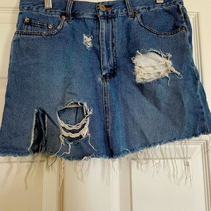 Jean skirt by Jeanswest, cutoff, vintage